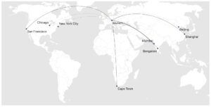 Lufthansa Allegris Route Map